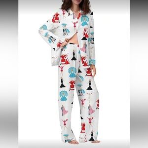 Colorful Fashion Print Pajama Set